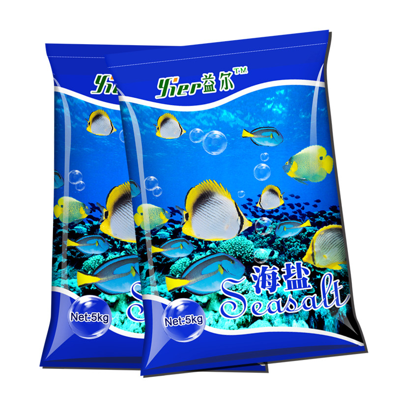 益尔海盐珊瑚盐海水缸用盐海水晶其它水族用具设备