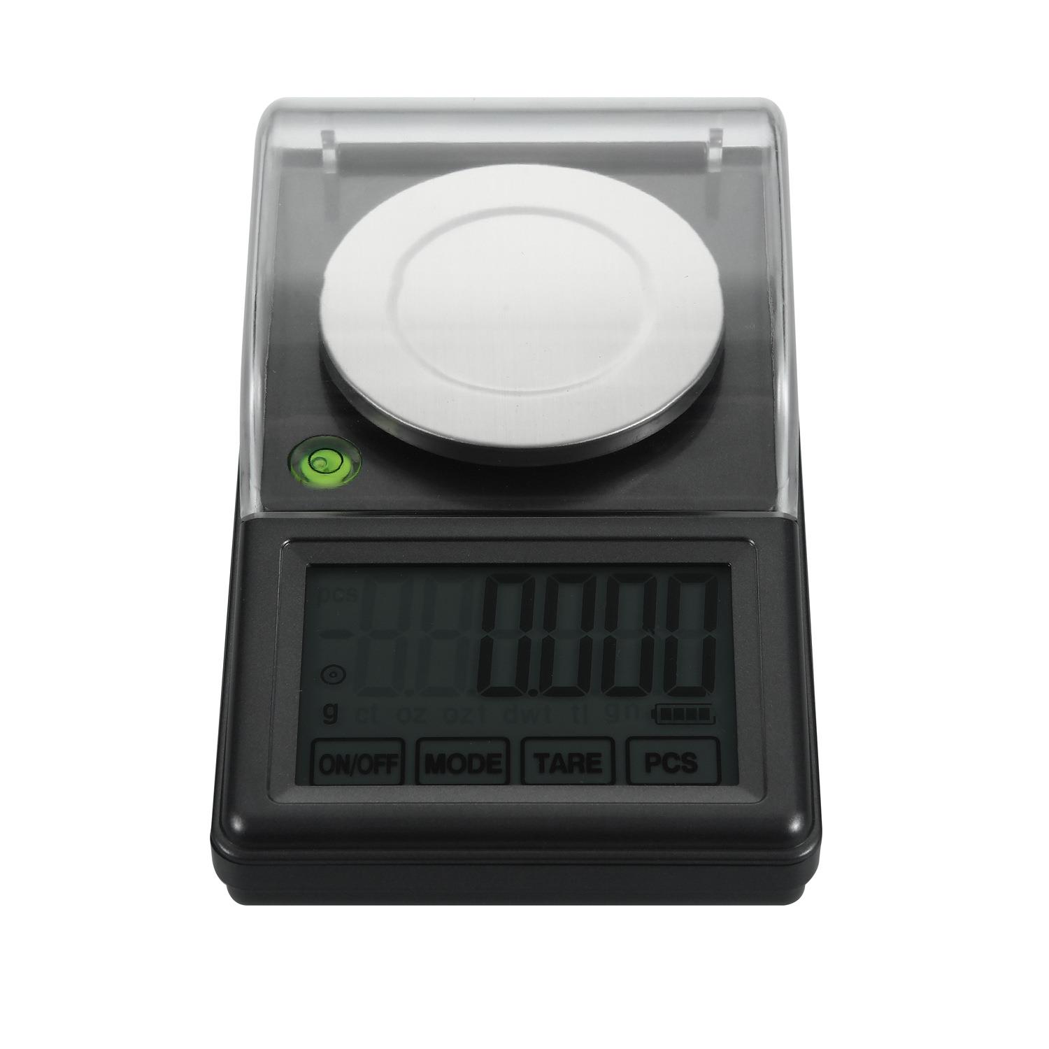 大屏背光触摸电子珠宝称 100G高精度0.001G黄金克拉秤 带水平仪