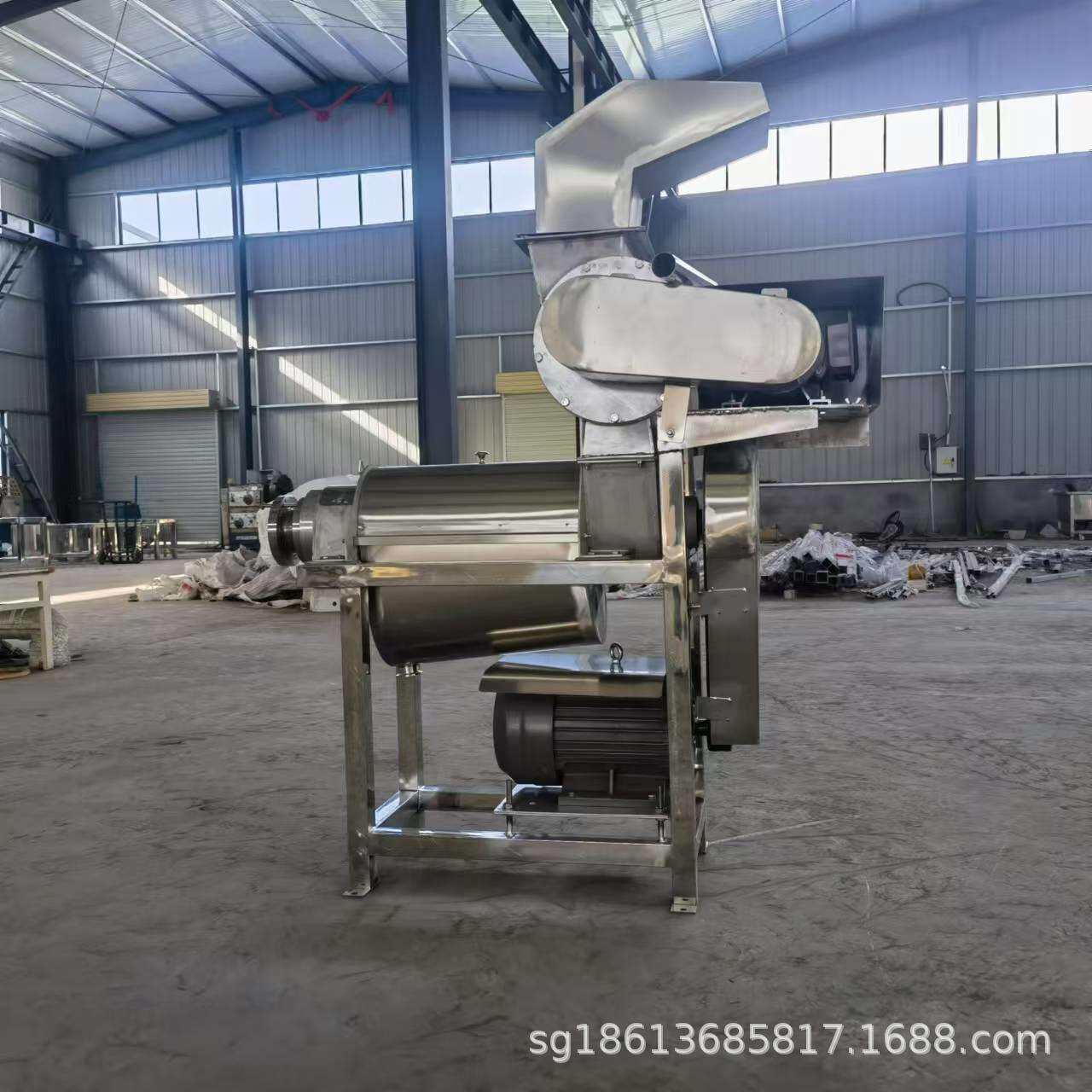 商用蜜桔红柚螺旋榨汁机 大型2.5吨水果渣汁分离机 去皮去籽榨汁