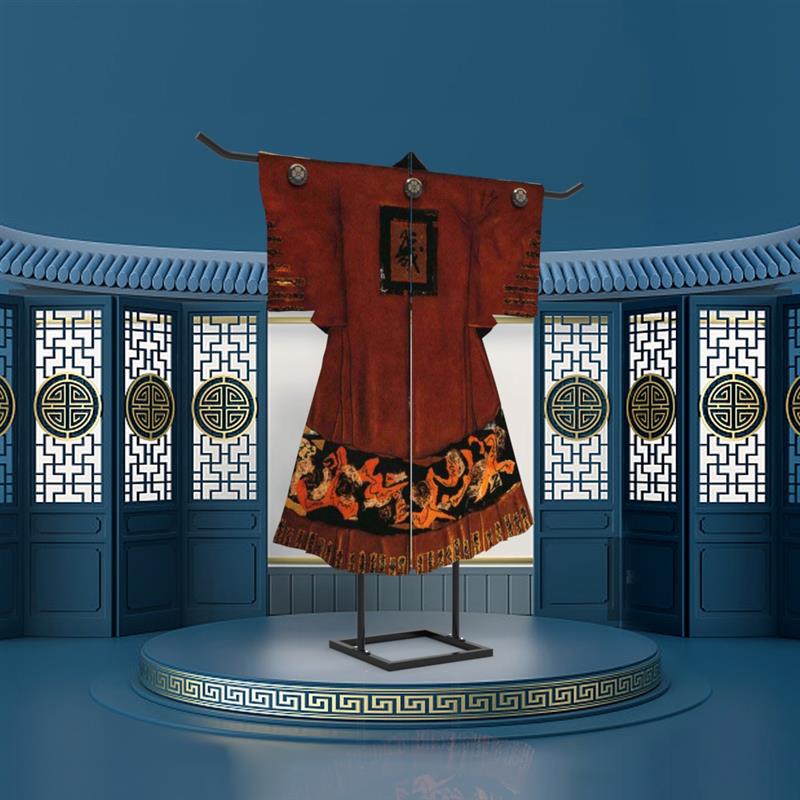 东际汉服展示架 日式和服挂衣架 落地式衣服架子 古代服装T型架