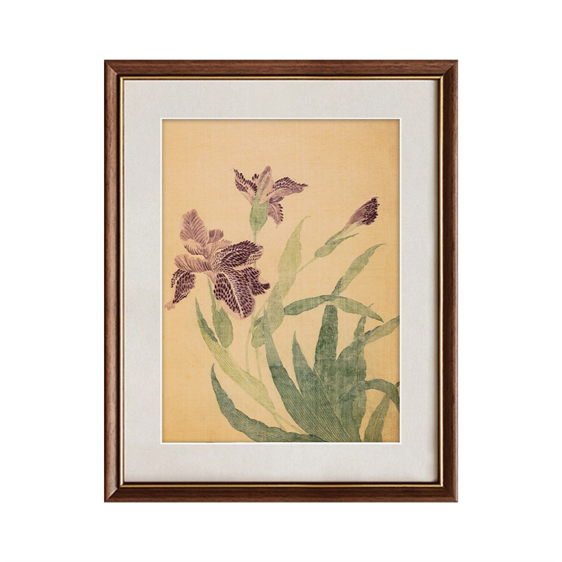 新中式装饰画美式花卉背景墙画餐厅壁画日式艺术客厅家居软装挂画