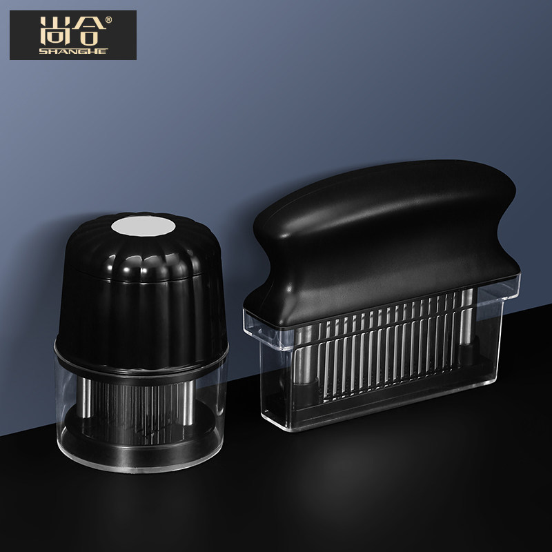 不锈钢松肉针方形48针扎肉器 牛排槌插针器扎肉断筋工具
