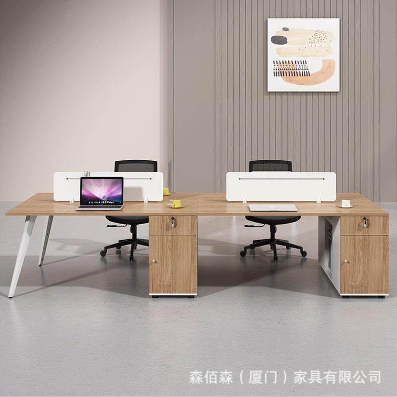 双4四6六工位职员办公椅组合现代简约屏风财务桌卡座厦门办公家具