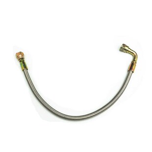 汽车改装涡轮增压器 AN4进排回油管通用型90度接头不锈钢编供油管