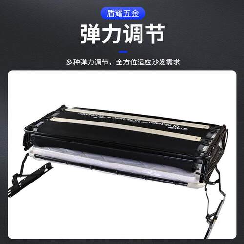 带板条隐形床小户型沙发床多功能三折床翻转床隐藏式五金配件