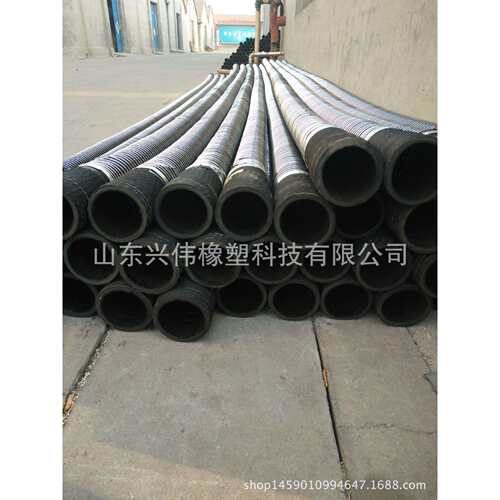 水泥罐车卸灰专用胶管打灰管 高压耐磨橡胶钢丝管102mm108mm
