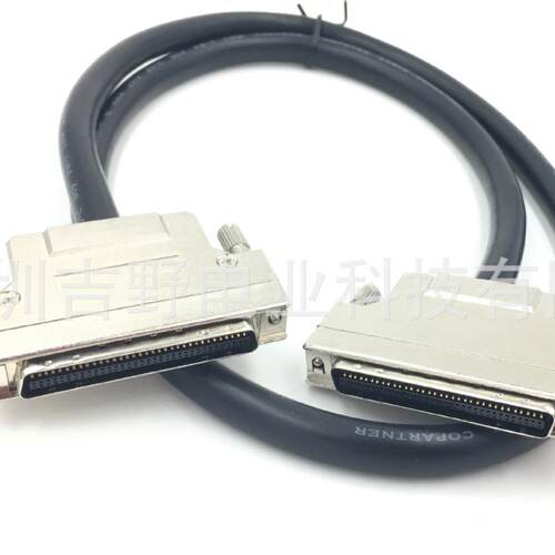 SCSI线 HPCN68P线 CN68/CN68铁壳 SCSI板卡连接线 CN型槽式