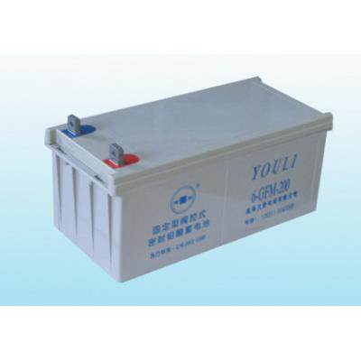 有利YOULI蓄电池6-GFM-200发电厂直流屏EPS后备电源 12V200AH现货