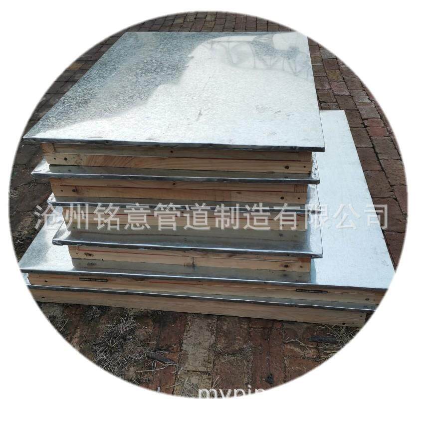 屋面上人孔图片 900X600 保温型检修孔盖 屋面不锈钢盖板