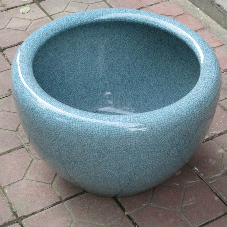 陶瓷缸大量仿古颜色釉裂纹装饰字画缸碗莲鱼缸水培植物树盆