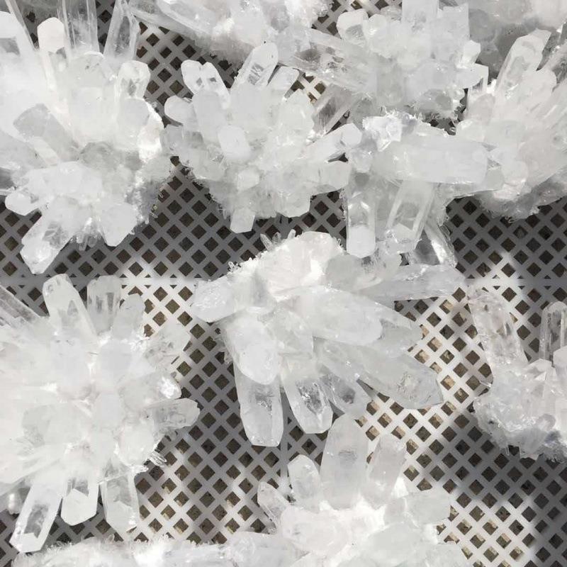 源头白水晶簇 晶簇奇石摆件 家居摆件净化消磁石水晶簇工艺品