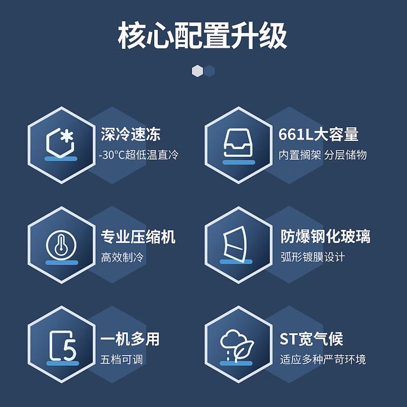 澳柯玛雪糕柜岛柜展示陈列柜多篮筐卧式弧形玻璃门商用冷柜