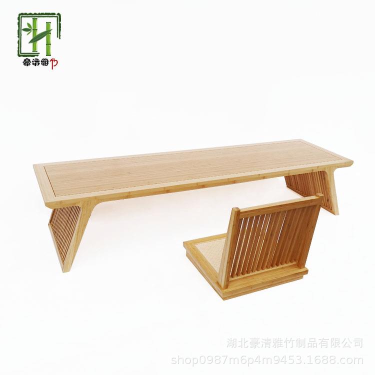 石家庄立豪竹家具厂加工竹茶桌竹案几竹矮桌榻榻米竹桌地桌竹几