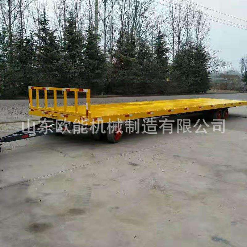 车间周转重型牵引平板车 围栏工具车 转向四轮车农用车其他工程与