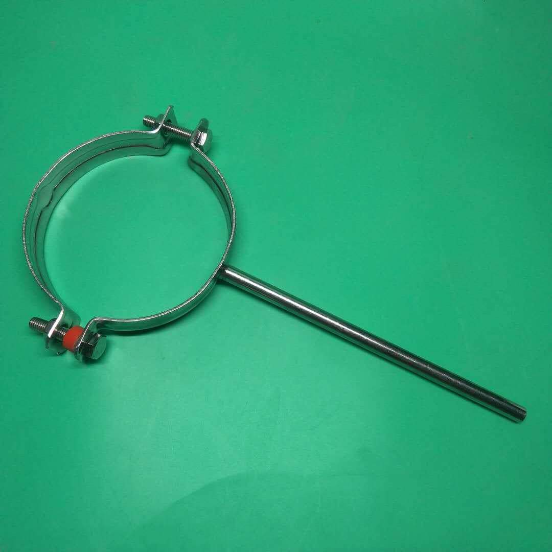 反应器夹具开口反应釜配件卡箍不锈钢夹子烧瓶珐兰夹卡子抱箍颈部
