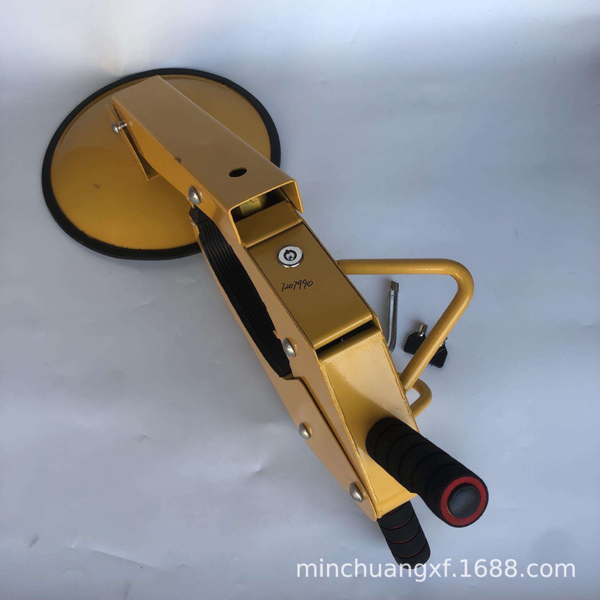 锁车器小车吸盘式车锁防盗轮胎锁小车通用锁加厚型城管专用锁
