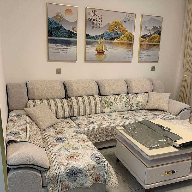 北欧布艺沙发客厅大小户型组合可拆洗现代简约乳胶科技布沙发整装