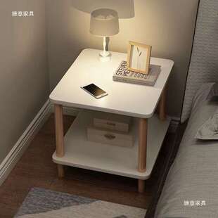 床头柜床头现代简约桌子出租屋沙发茶几家用卧室简易小型置物架