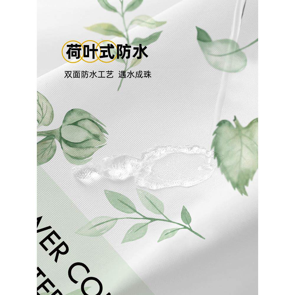 小清浴室布防水浴帘浴室淋浴新隔帘加厚防断霉挂EYB帘无冲孔帘