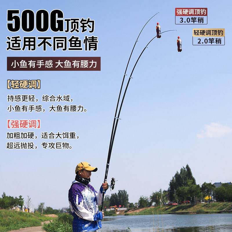 202HFU5新大和硬伦威海竿远投竿超鲢款鳙大物海帝杆远投海竿抛竿