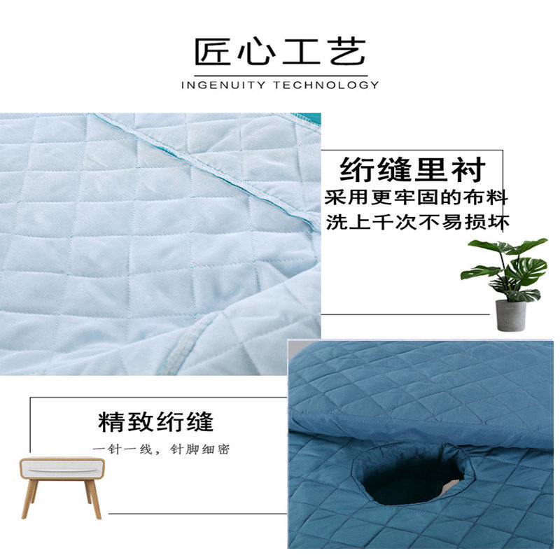 新款高档美容床罩四件套欧式简约高档美容院专用按摩床单床套单件