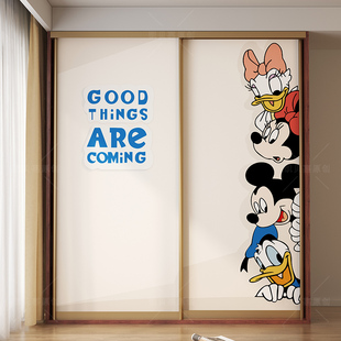 凯贝嘉贴纸改造衣柜门遮丑翻新移门布置房间壁纸自粘加厚贴画装 饰