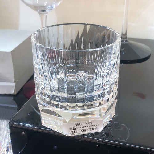 锐飒水晶制品杯饰品摆件纯手工翻新抛光维修保养服务定制个性刻字