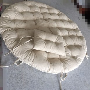 纯色圆形厚圆椅子坐垫木板凳圆石凳垫子防滑布定做泡泡垫吊篮垫子