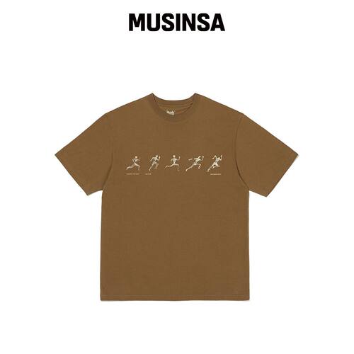 BROWNBREATH FAR AWAY TEE - 棕色 MUSINSA韩国官网直邮进口