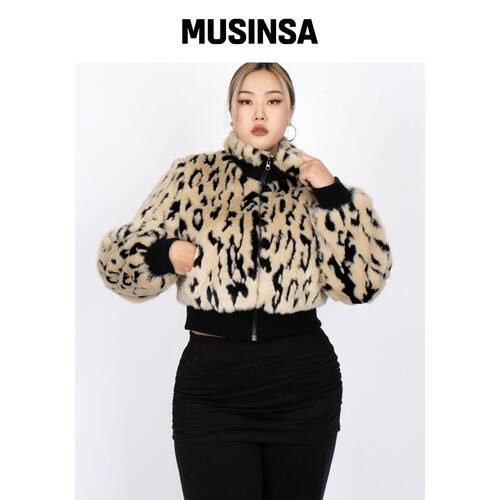 COOLSIS CS LEOPARD FUR JACKET-014韩国官网直邮进口MUSINSA