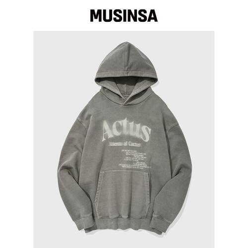 KIIMUIR ACTUS 连帽卫衣_卡其 MUSINSA韩国直邮官方正品