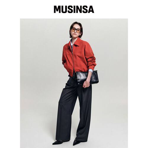 LOOKAST BAEKI BOMBER JACKET_红色 MUSINSA韩国官网直邮进口