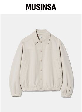 DIAMOND LAYLA Peach Twill Drizzle Jacket J30韩国官网直邮进口