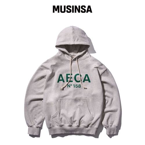 AECA 大LOGO连帽卫衣-混色燕麦色韩国官网直邮进口