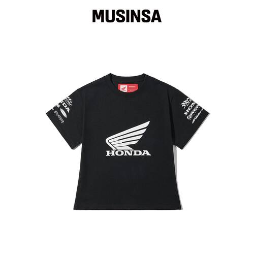 PHYPS MOTORCYCLE 女士 Wing Collect Logo 短袖韩国官网直邮进口