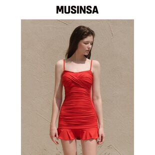 VALLO DE NERA Ive Swimdress 红色 MUSINSA韩国直邮官方正品