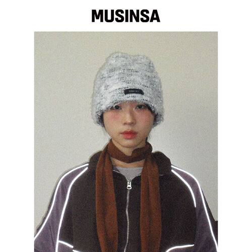 KOOKEESEE 发卷筒针织帽_白色 MUSINSA韩国直邮官方正品