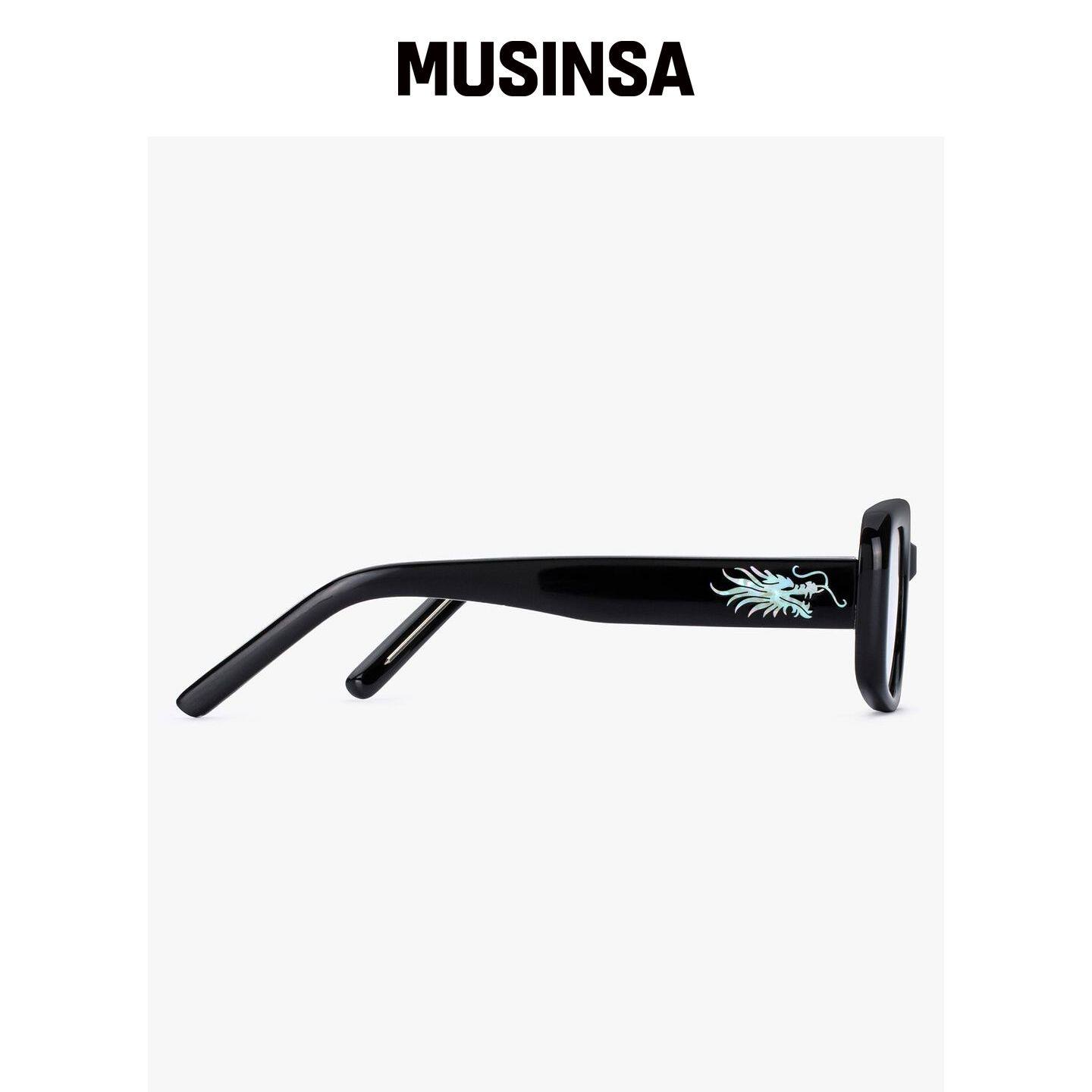 RECLOW 眼镜贝壳太阳镜黑色墨镜潮流 MUSINSA韩国直邮官方正品