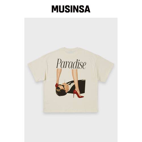 STOCKHOLM SYNDROME PARADISE TEE - 面霜 MUSIN韩国官网直邮进口