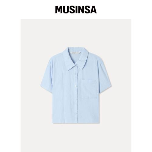 MIXXO [ESSENTIAL] 요루 短袖衬衫_MIWYAG710A韩国官网直邮进口