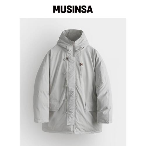 INDUST N3B 羽绒服外套_灰色 MUSINSA韩国官网直邮进口