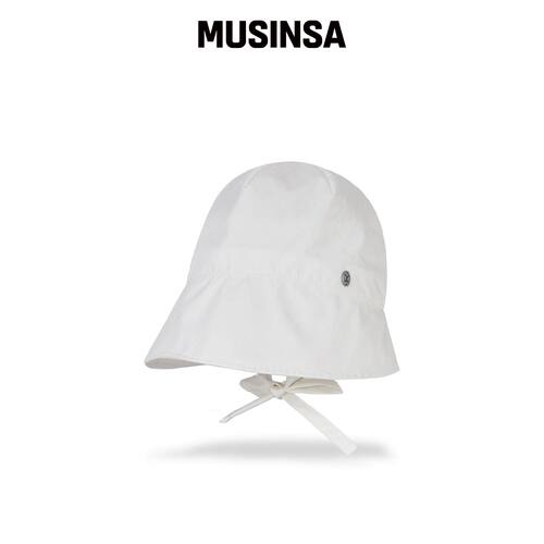 VARZAR VA 曲线椭圆金属帽子 白色 MUSINSA韩国直邮官方正品