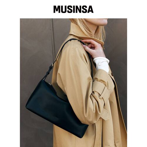 OVHEE MINU肩包 Minu Shoulder Bag_黑色 MUSINS韩国官网直邮进口