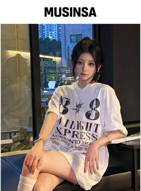 IDWS Novichi 白色 T恤韩国官网直邮进口MUSINSA