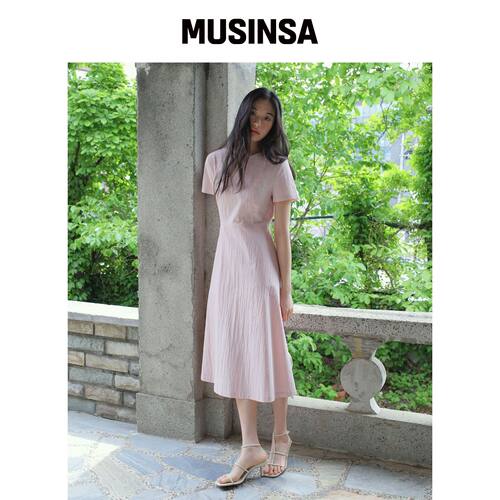 PAUL&ALICE BUSTIER DETAILED DRESS / PINK韩国官网直邮进口