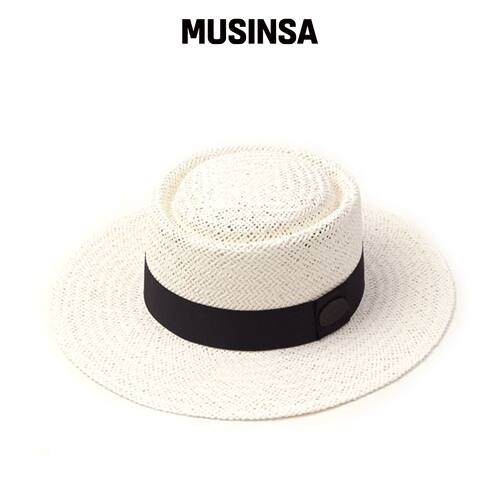 UNIVERSAL CHEMISTRY Home White Flat Fedora  韩国官网直邮进口