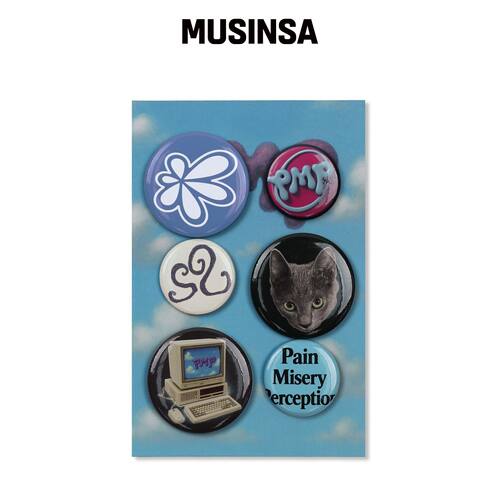 GLACK GZAC002 PMP 针式徽章套装 (MULTI) MUSIN韩国官网直邮进口