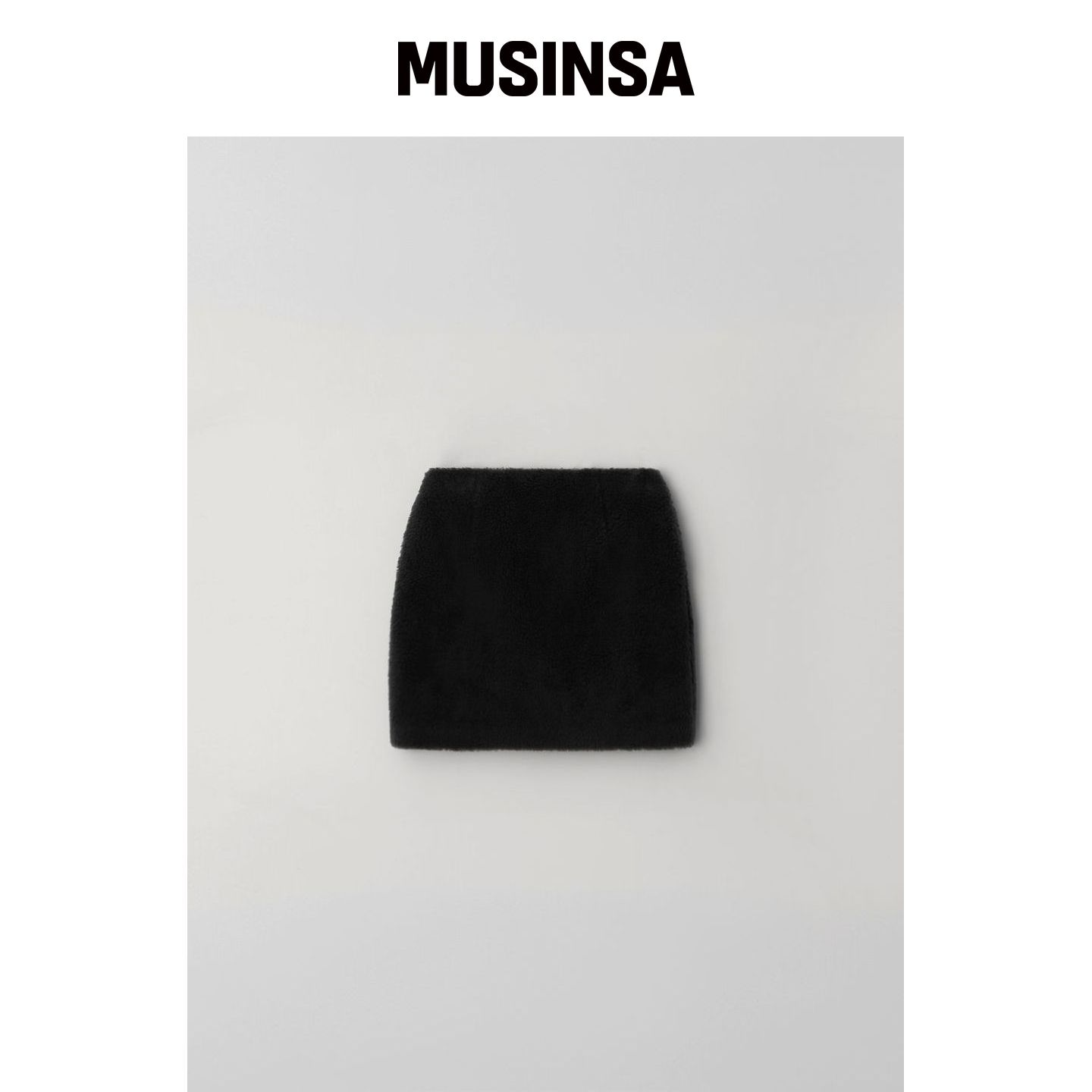 MOIA 毛皮裙(黑色) MUSINSA韩国直邮官方正品