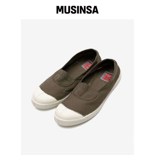 BENSIMON TENNIS WOMAN ELASTIQUE - KHAKI韩国官网直邮进口