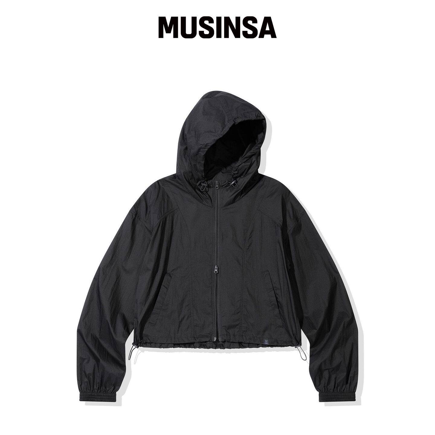 CGP 风衣连帽灰色女款秋休闲时尚设计感MUSINSA韩国官网直邮进口